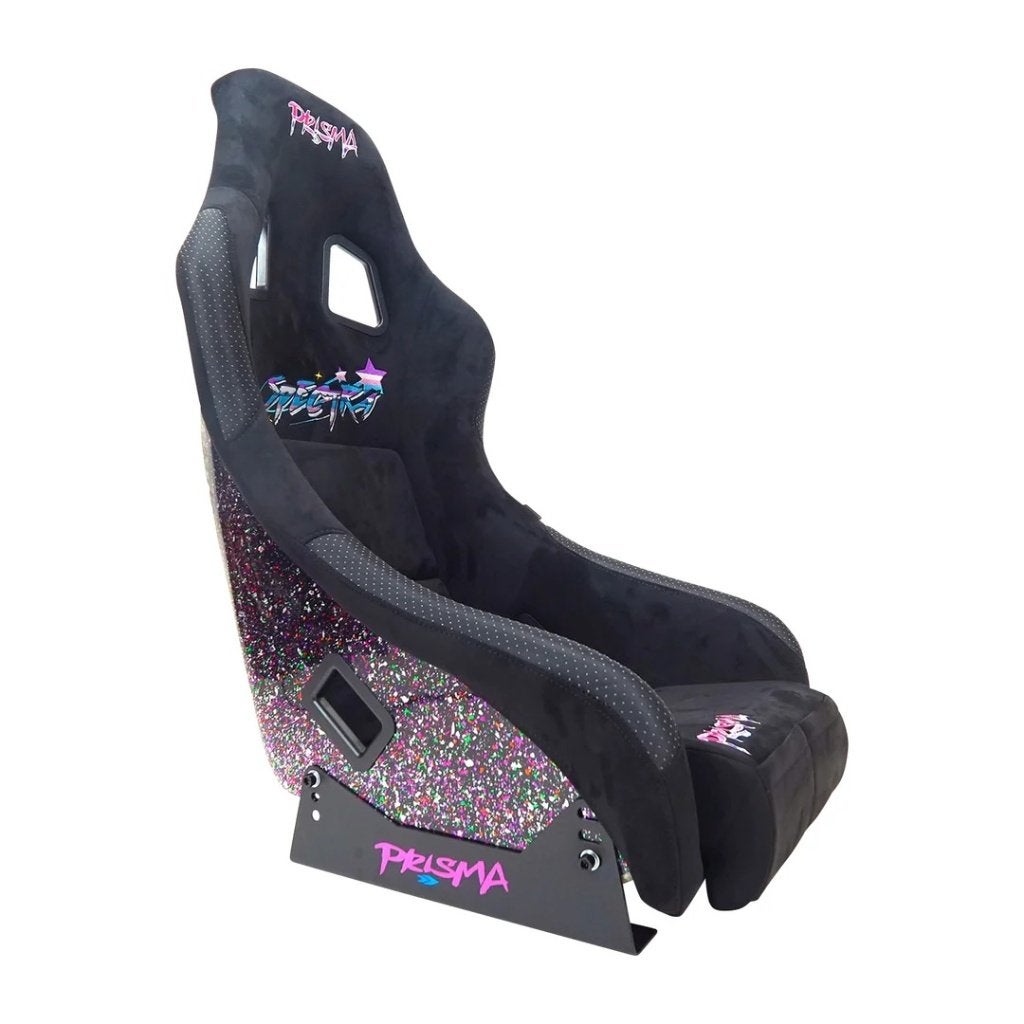 NRG Prisma Spectra Kuipstoel Zwart alcantara, Auto diversen, Ophalen of Verzenden