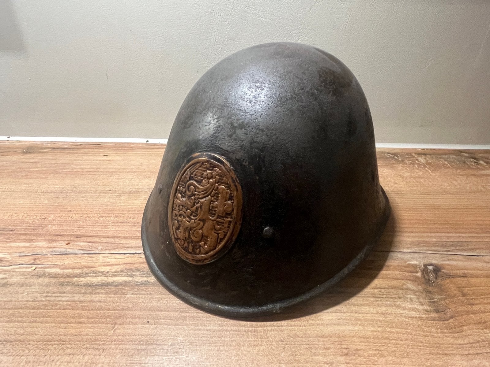 M27 Nederlandse helm WO2, Ophalen of Verzenden, Overige soorten, Overige gebieden, Helm of Baret