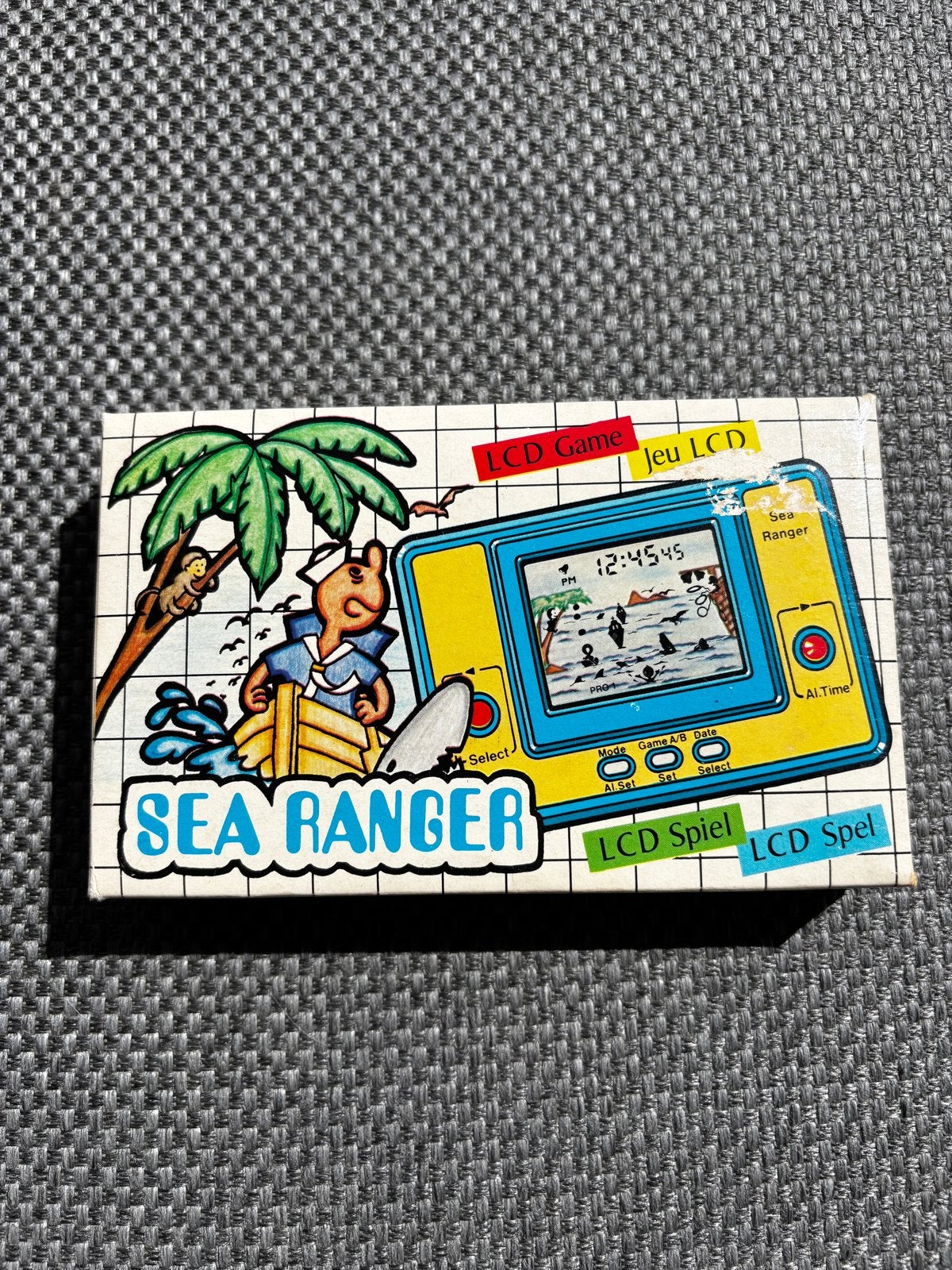 Vintage Mini Arcade Sea Ranger LCD Game met doos en handleid, Avontuur en Actie, Gebruikt, 1 speler, Ophalen of Verzenden