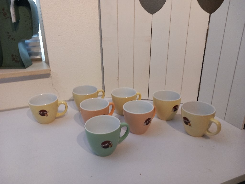 Senseo DE grote mokken 13 x, Keramiek, Ophalen of Verzenden, Zo goed als nieuw, Overige stijlen