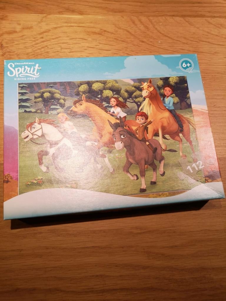 Puzzel Spirit, 112 stukjes XL, zgan, Ophalen of Verzenden, Meer dan 50 stukjes, Zo goed als nieuw, 6 jaar of ouder