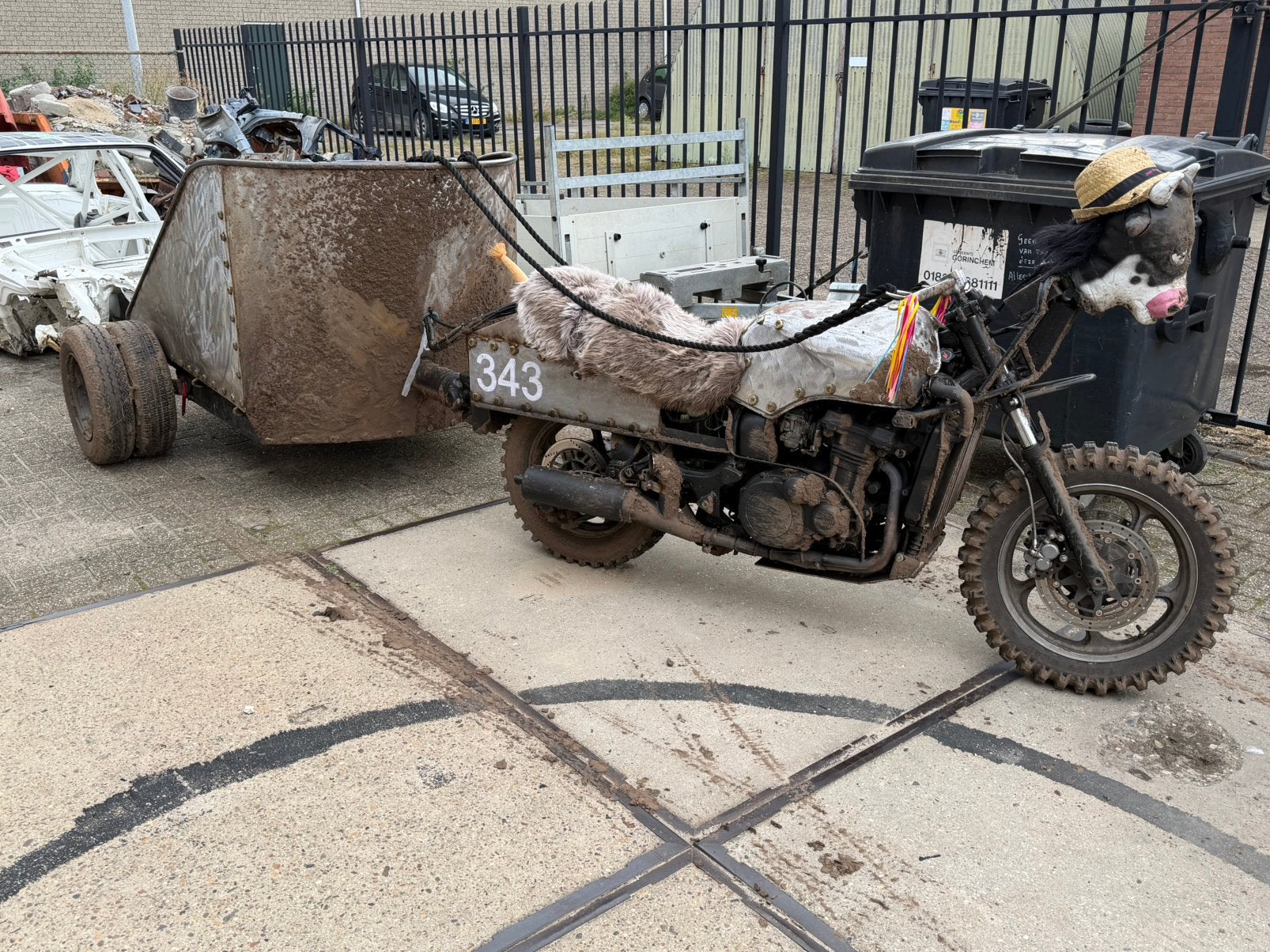 Brasscross .project.motor .te koop ,kawasaki 1000., Motoren, Overige Motoren, Ophalen, 4 cilinders, Meer dan 35 kW