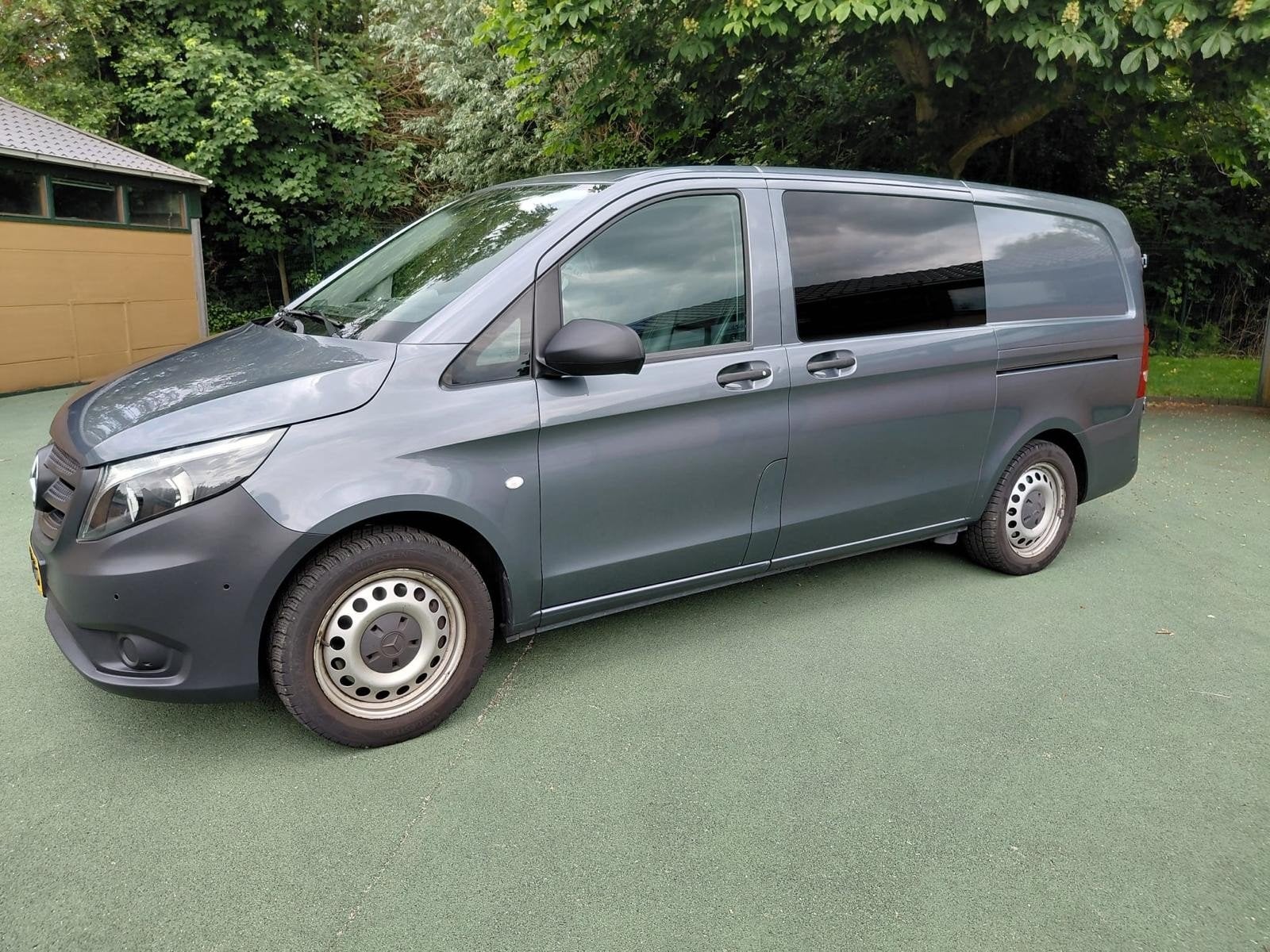 Mercedes Vito 114 CDI BlueTec 2018 o.a. tbv invalidevervoer, Automaat, Achterwielaandrijving, Zwart, Leder