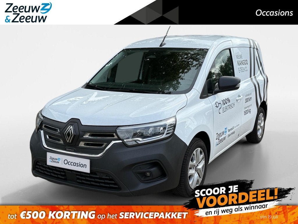 Renault Kangoo E-Tech Extra L1 44 kWh AUTOMAAT AIRCO CAMERA, Stof, Met garantie (alle), Renault, Origineel Nederlands