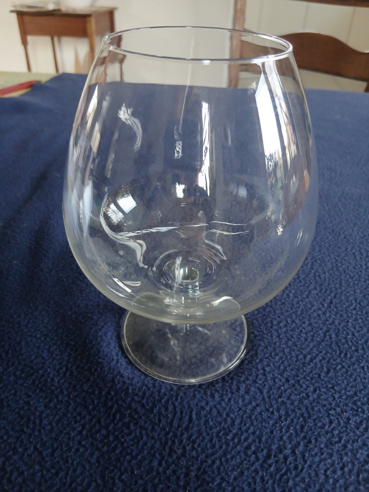 Groot cognac glas hoogte 16 cm, Ophalen of Verzenden