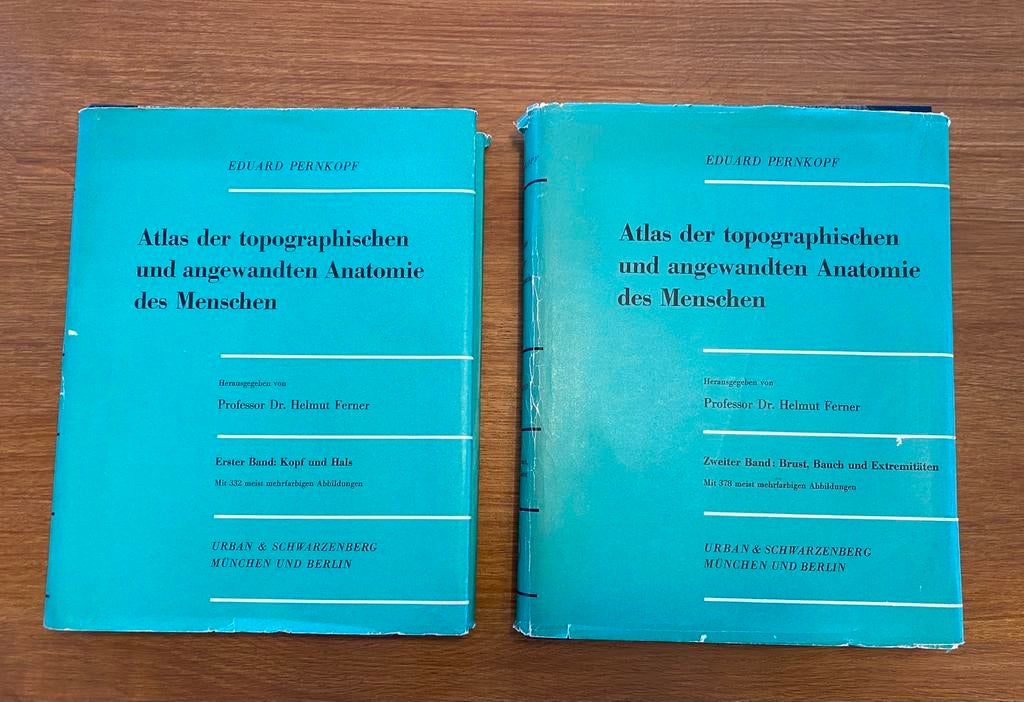 Pernkopf anatomie atlassen 2 samen, Ophalen of Verzenden, Beta, Gelezen