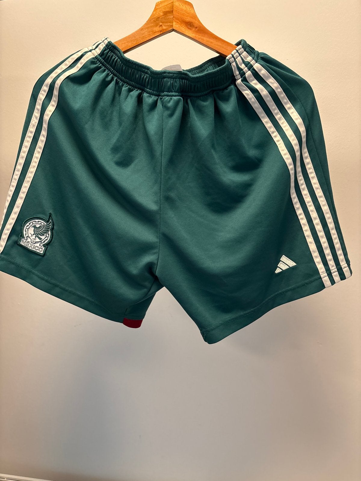 Adidas Mexico Voetbaltenue (shirt en broekje) - Maat S, Ophalen, Wit, Zo goed als nieuw, Voetbal