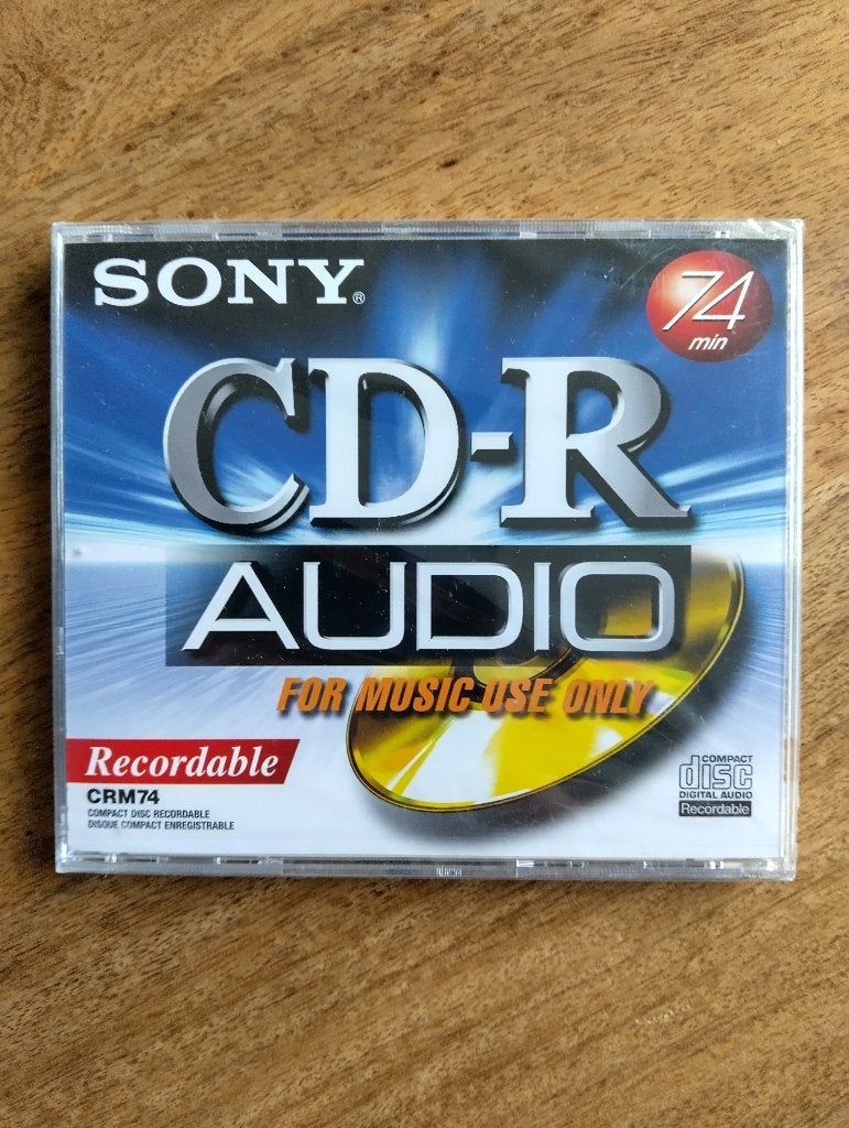 SONY CD-R 74/CRM74 * Geschikt Voor Audio CD Recorders * NEW, Computers en Software, Beschrijfbare discs, Nieuw, Cd, Ophalen of Verzenden