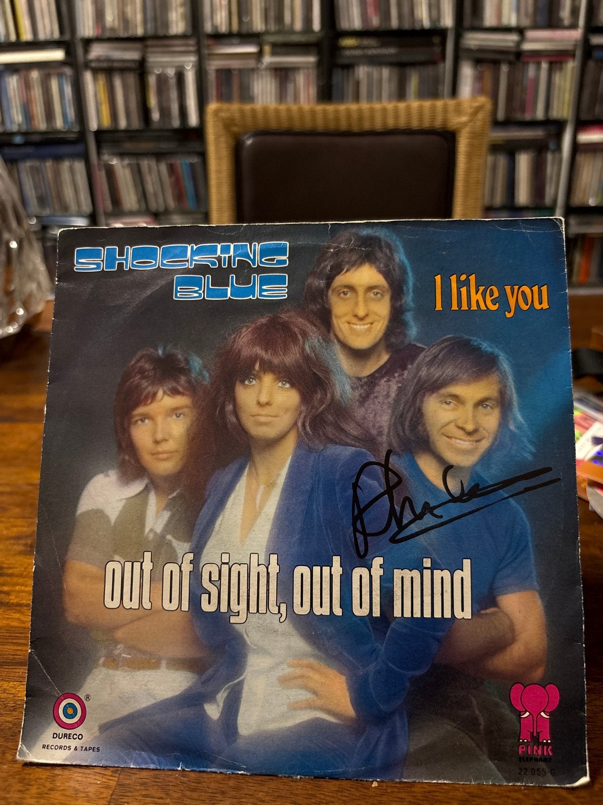 Shocking Blue - Out of Sight, Out of Mind (Gesigneerd), Gebruikt, Ophalen of Verzenden, Pop, EP