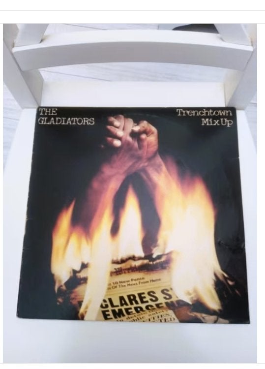 original lp the gladiators-trenchtown mix up *1976*, LP, Overige genres, Ophalen of Verzenden, Zo goed als nieuw