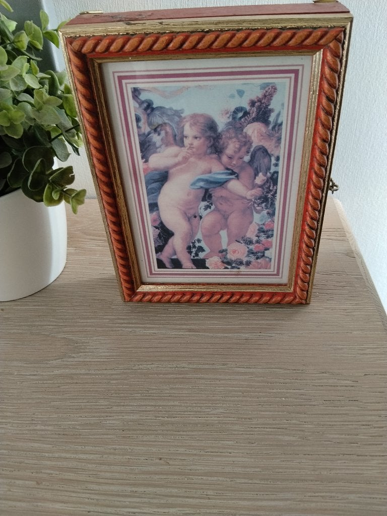vintage houten sleutelkastje, Ophalen of Verzenden, Zo goed als nieuw, Hout
