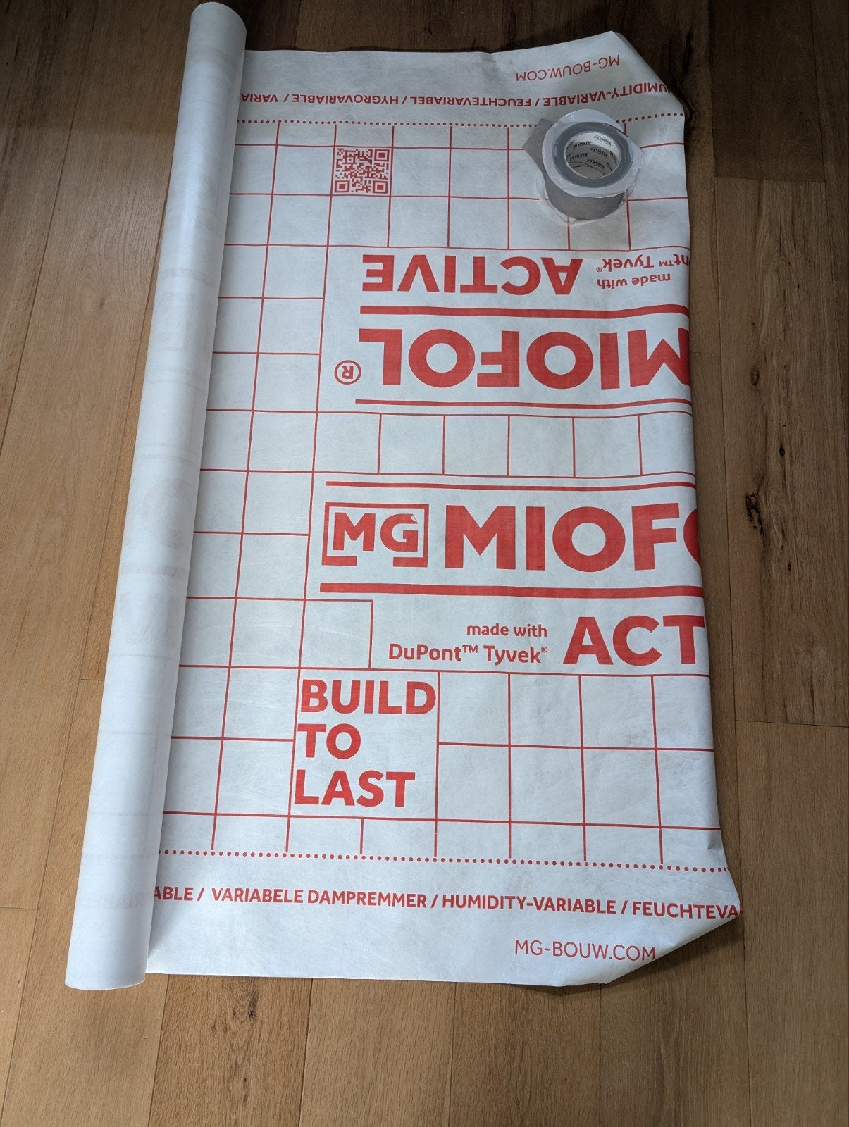 Miofol Active dampremmer, dampremmende klimaatfolie, Overige materialen, Vloerisolatie, Zo goed als nieuw, 15 m² of meer