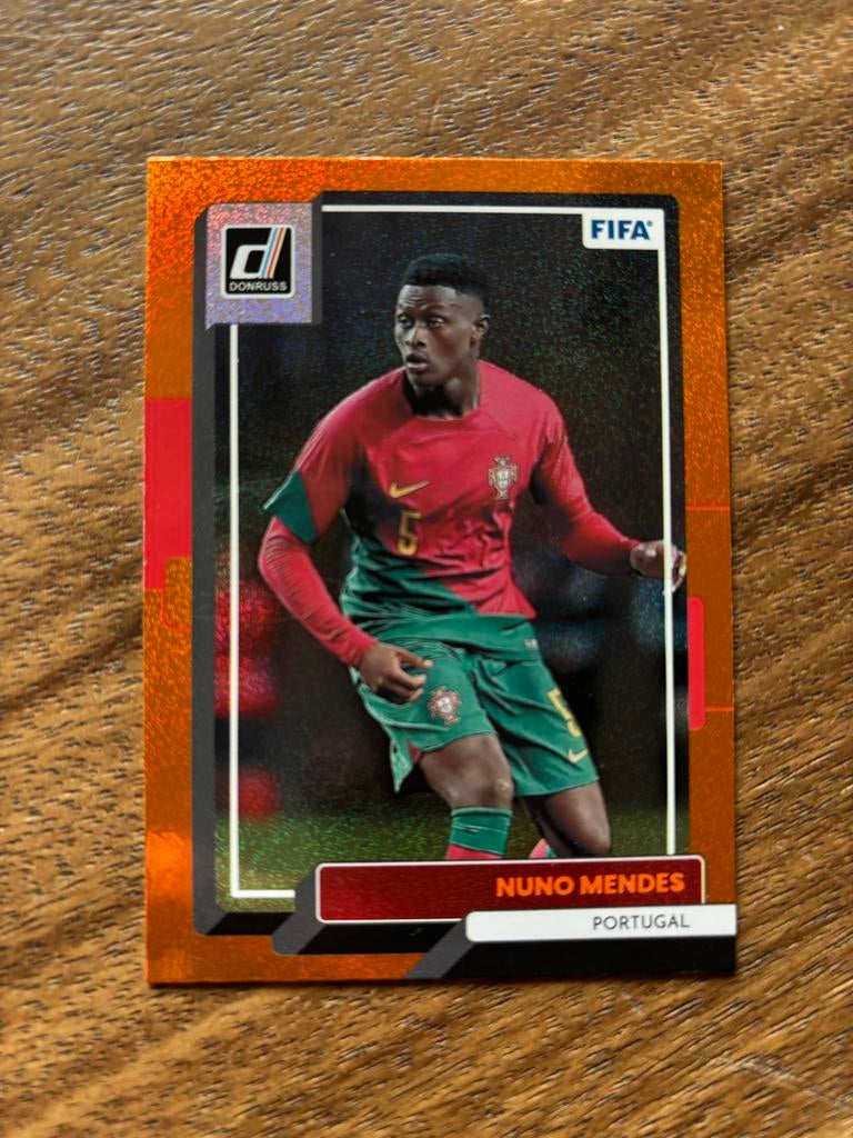 Nuno Mendes Panini Donruss Soccer FIFA 2022-23 Kaart Portuga, Hobby en Vrije tijd, Stickers en Plaatjes, Ophalen of Verzenden