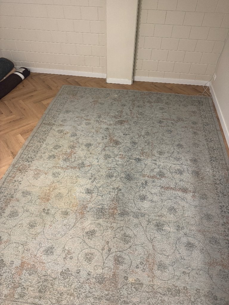 Vloerkleed Louie de Poortere 280x360, Ophalen, Gebruikt, Grijs, 200 cm of meer
