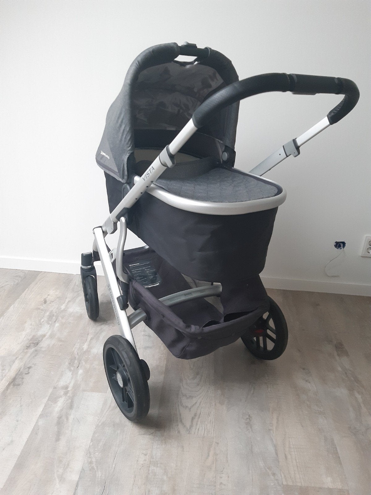 Uppababy Vista (V1) kleur Jordan Grijs, Ophalen, Gebruikt, Overige merken