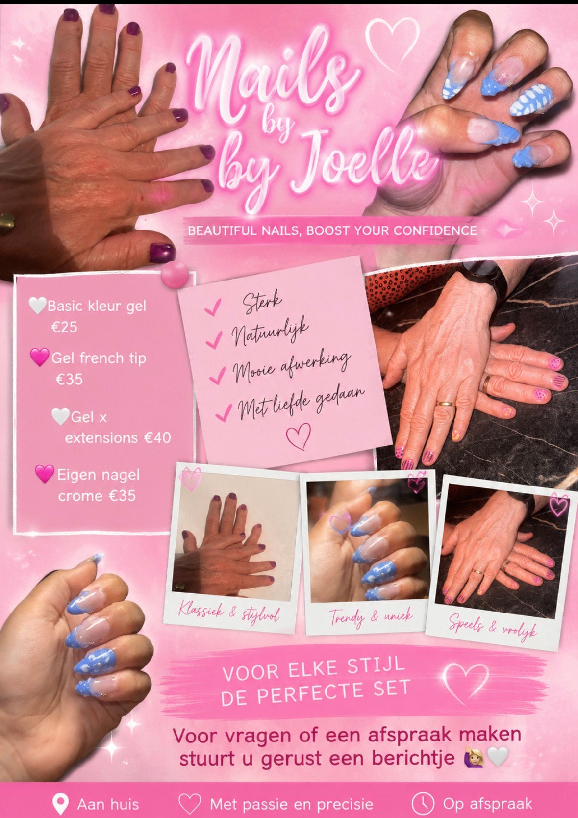 Nagels houten, Ophalen, Nieuw, Overige typen