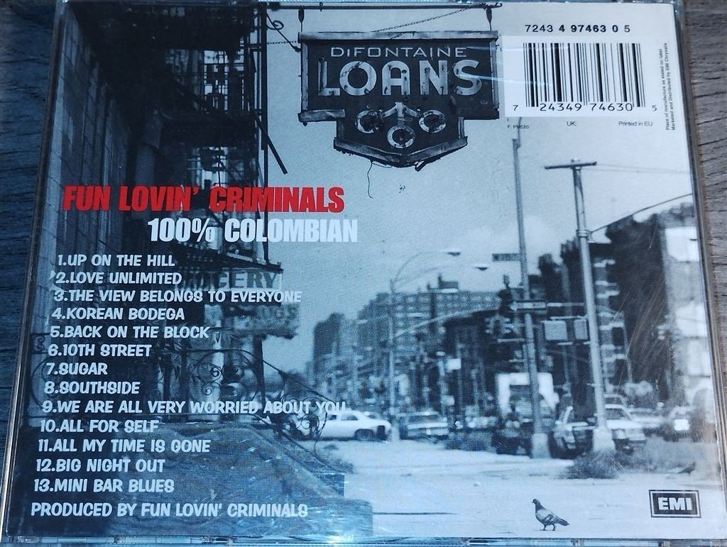 Fun Lovin' Criminals - 100% Colombian [+ single], Ophalen of Verzenden, Zo goed als nieuw, Poprock