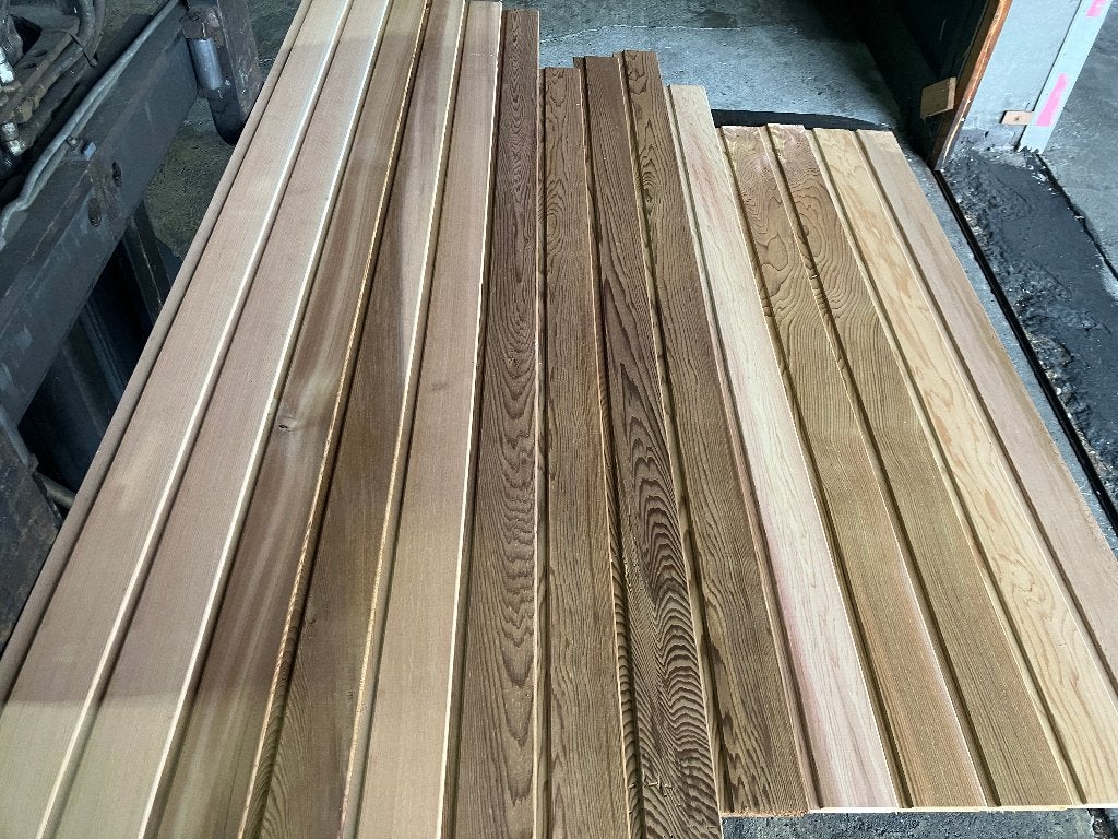 saunaschroot-sponningschroot-Western Red Cedar-11x83 mm, Ophalen, Overige typen, Nieuw, Hardhout