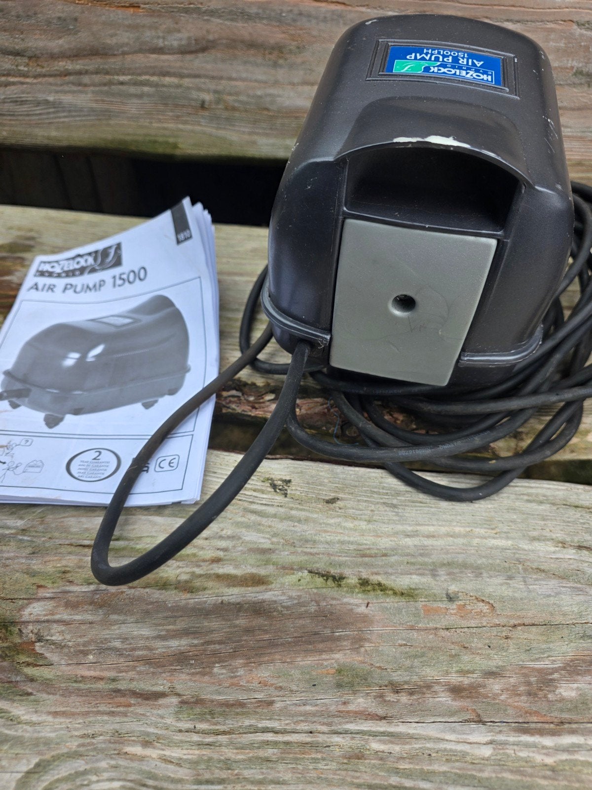 hozelock cyprio airpump 1500, Ophalen of Verzenden, Gebruikt, Vijverpomp