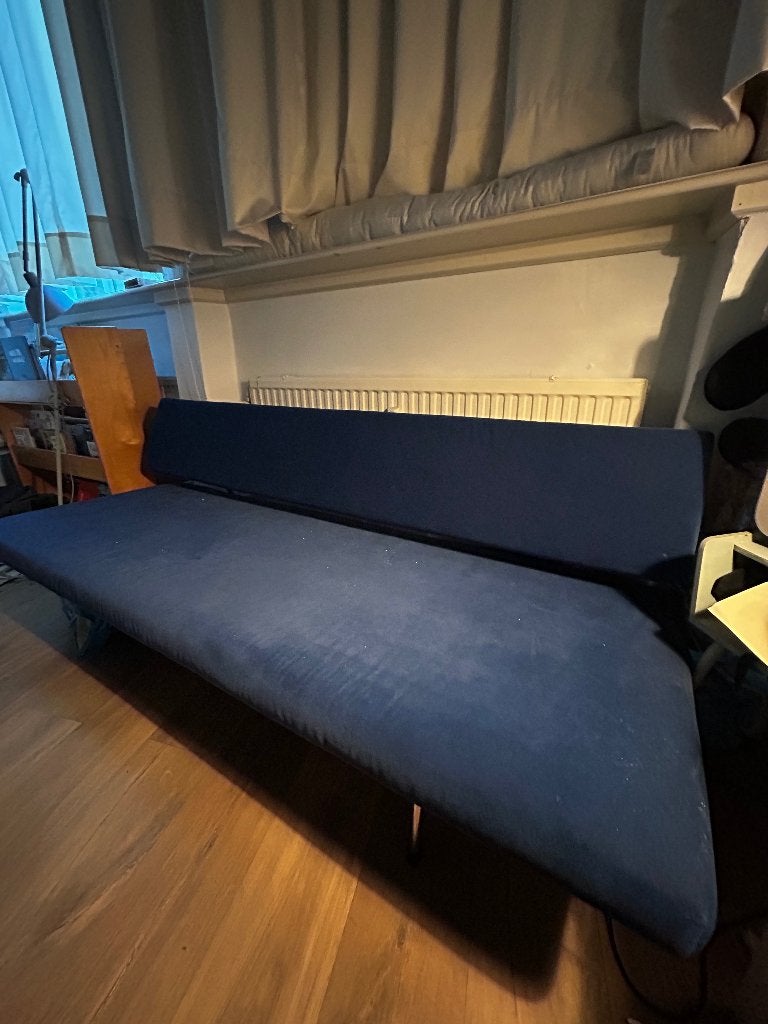 Vintage Martin Visser slaapbank( BR02) jaren ’60/’70, Ophalen, Gebruikt, Vintage, Rechte bank