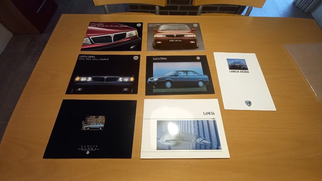 Te koop diverse Lancia Folders, Ophalen, Zo goed als nieuw, Overige merken, Onbekend