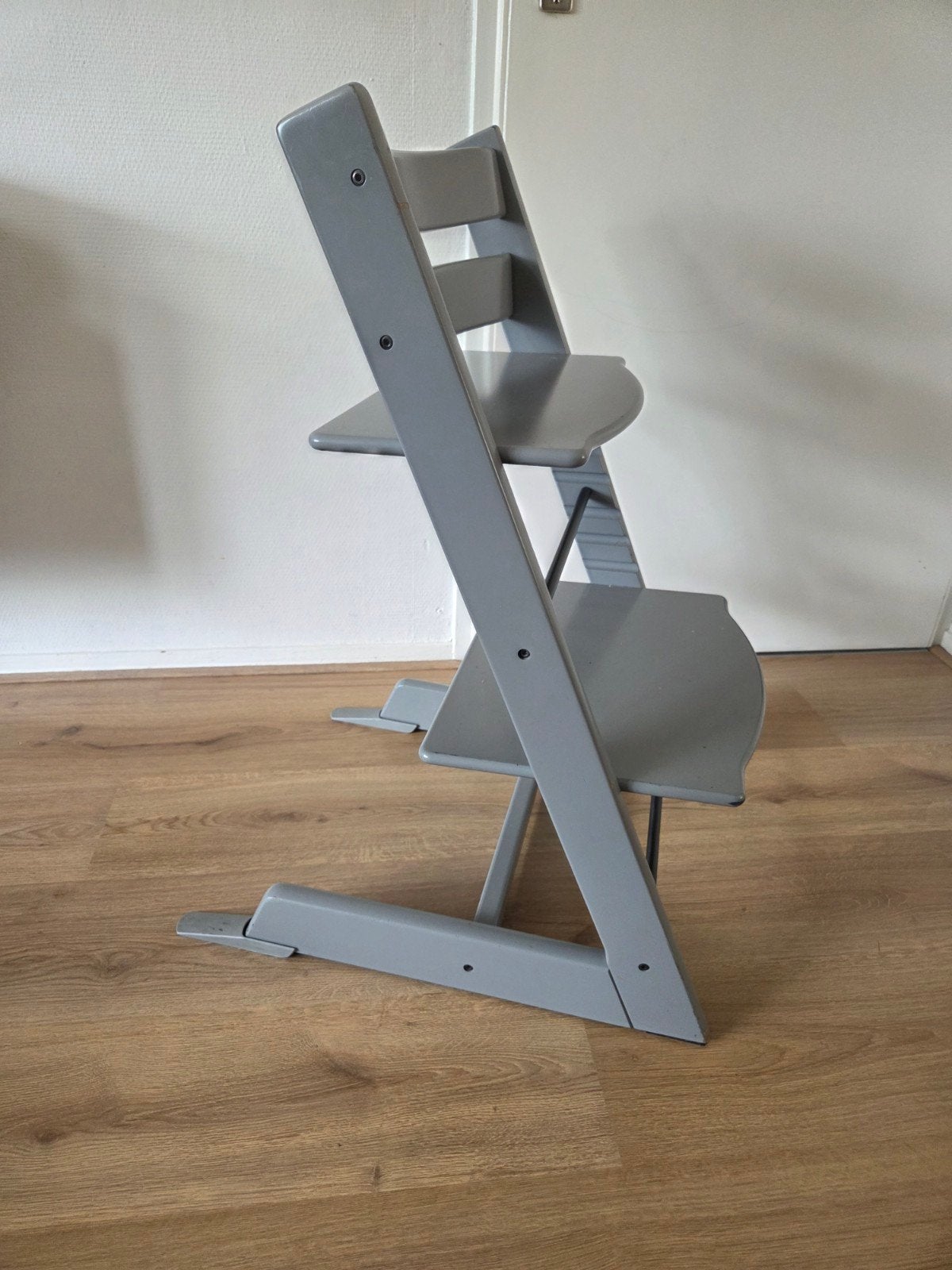 Stokke Tripp Trapp meegroeistoel - Grijs (naam Damian), Ophalen, Gebruikt, Meegroeistoel, Aanschuifbaar