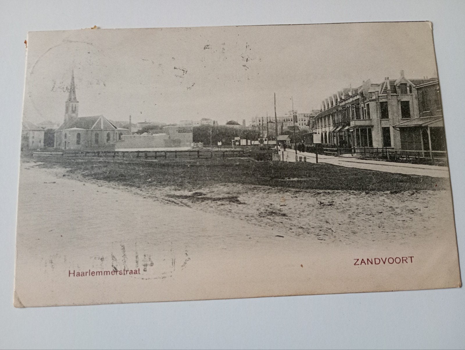 Zandvoort Haarlemmerstraat 1906, Ophalen of Verzenden, Voor 1920, Gelopen, Noord-Holland