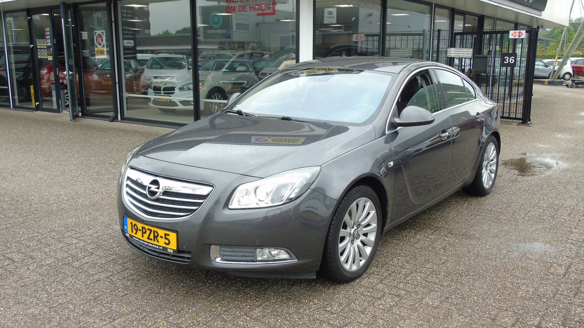 Opel Insignia 2.0 CDTI EcoFLEX Cosmo, Auto's, Opel, Euro 5, Zwart, 4 cilinders, Leder en Stof