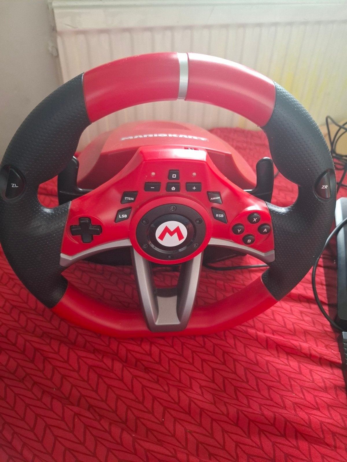 Hori Mario Kart Racing Wheel Pro Deluxe voor Nintendo Switch, Ophalen of Verzenden, Zo goed als nieuw, Switch, Stuurtje of Sportattribuut