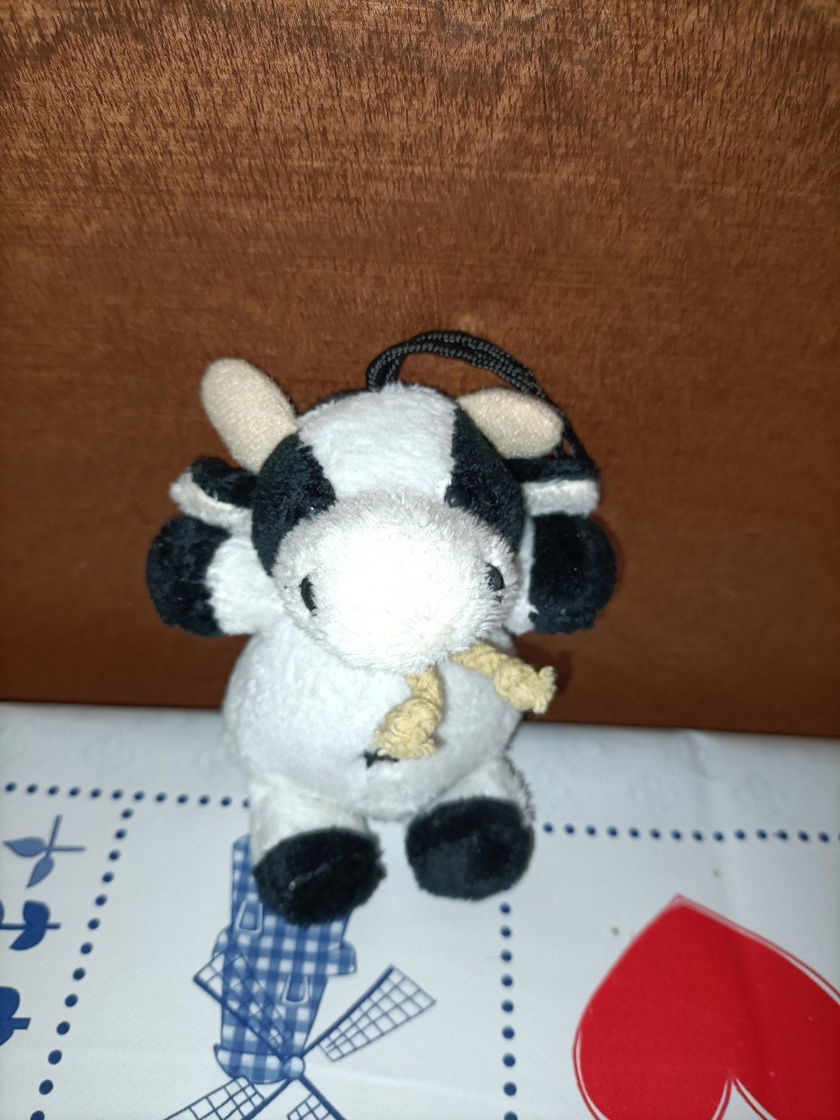 Friesche vlag koe knuffeltje 12.5 cm groot, Ophalen of Verzenden, Zo goed als nieuw