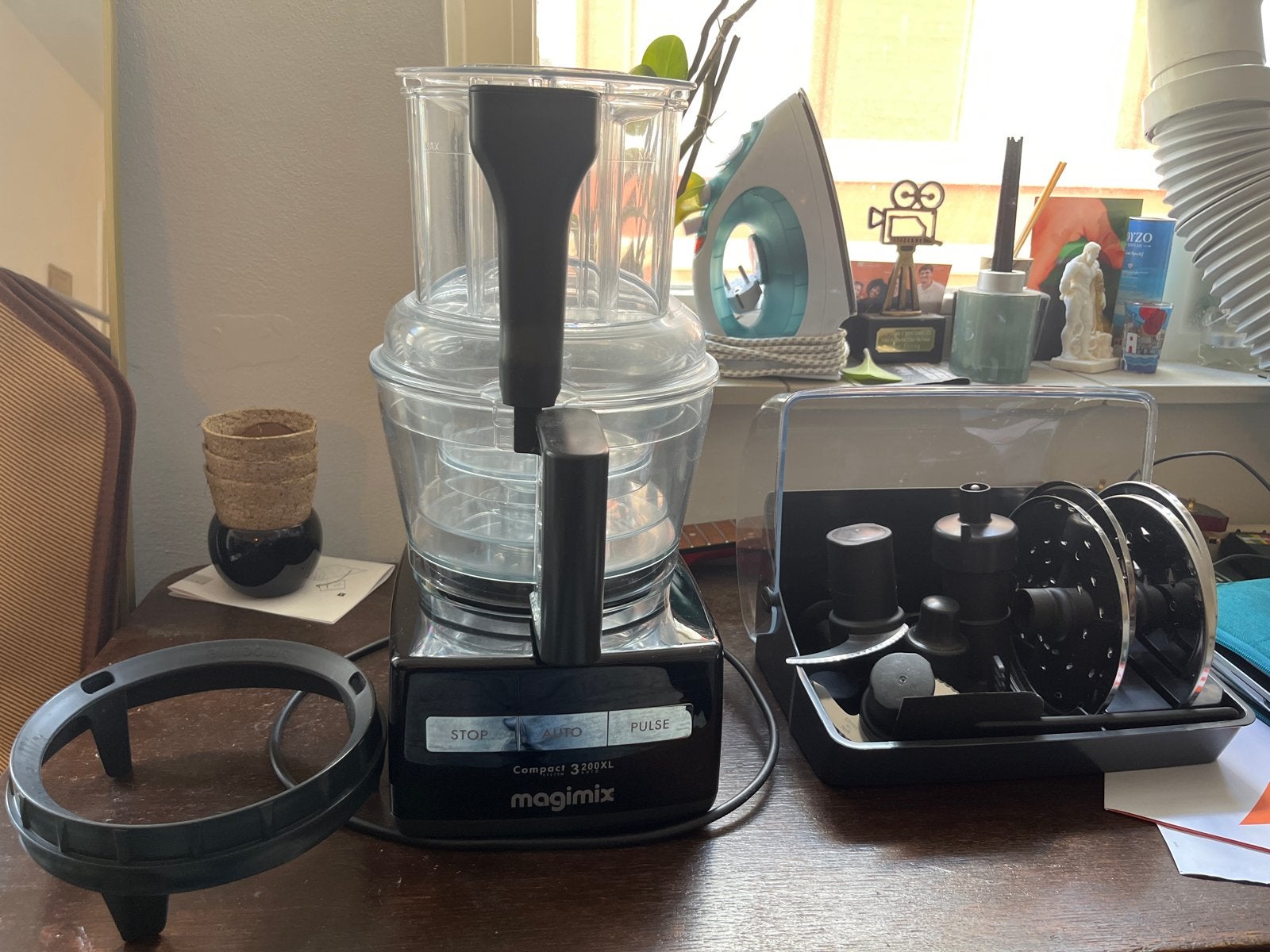 Magimix Compact 3200XL Keukenmachine met accessoires, Ophalen, 3 snelheden of meer, Zo goed als nieuw, 2 tot 3 liter