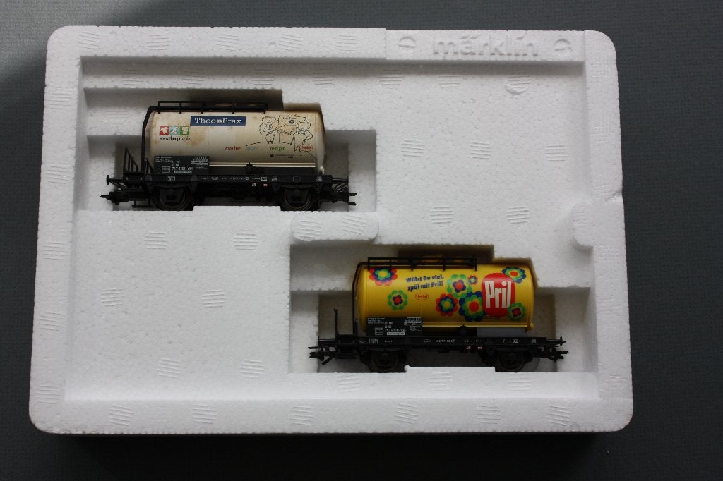 Marklin ketelwagenset Henkel 46427, Wisselstroom, Wagon, Ophalen of Verzenden, Zo goed als nieuw