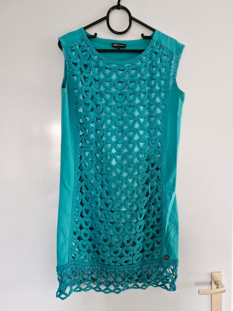 Didi jurk / tuniek mt. L turquoise, Maat 38/40 (M), Overige kleuren, Didi, Ophalen of Verzenden