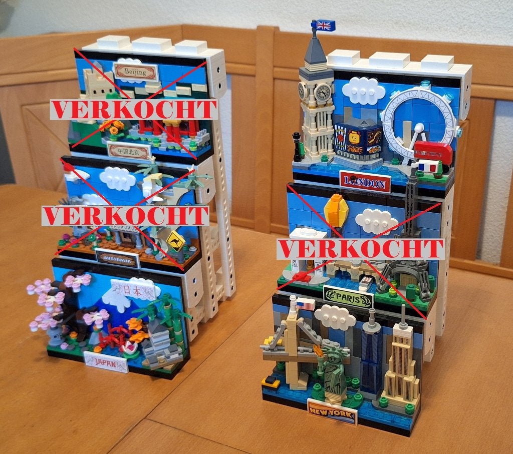 Lego Ansichtkaarten, Gebruikt, Lego, Ophalen of Verzenden, Compleet