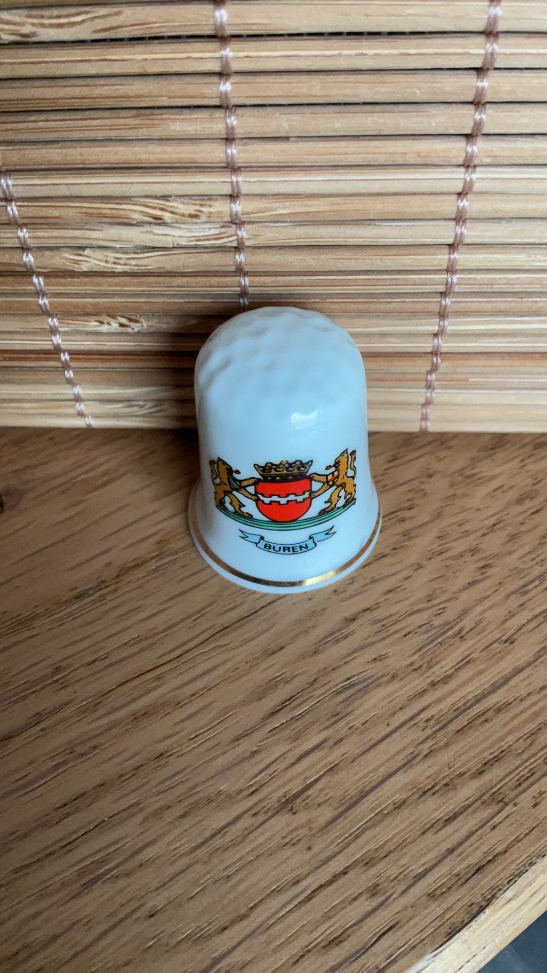 Buren vingerhoed vingerhoedje vingerhoedjes vingerhoeden, Verzenden, Nieuw, Porselein, Nederland