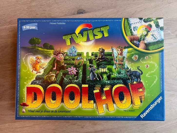 Doolhof Twist bordspel van Ravensburger, Hobby en Vrije tijd, Ophalen of Verzenden, Gebruikt
