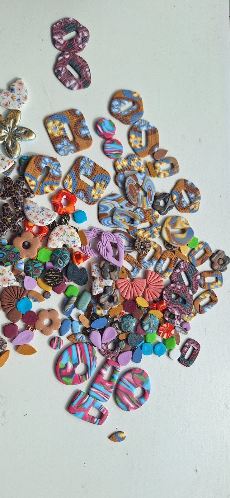 partij fimo sculpey oorbellen hangers diy, Ophalen of Verzenden, Nieuw, Hanger
