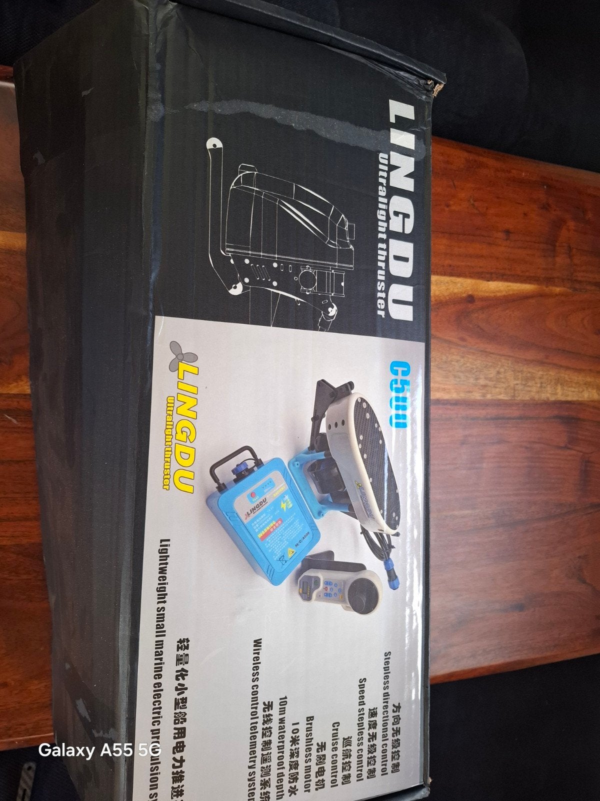 Sub board motor met accu Lingdu Ultralight Thruster, Ophalen of Verzenden, Zo goed als nieuw, Motor en Techniek