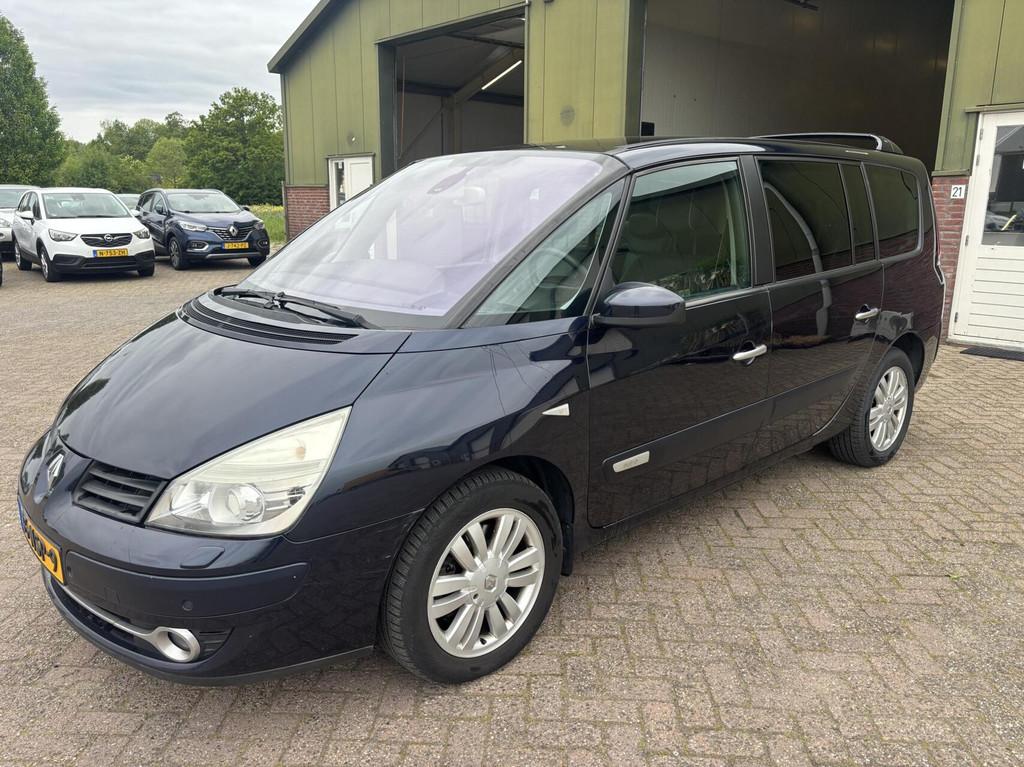 Renault Grand Espace 3.5 V6 Dynamique/LEER/AUT/PARKS/APK, Auto's, 2000 kg, Blauw, Leder, Bedrijf