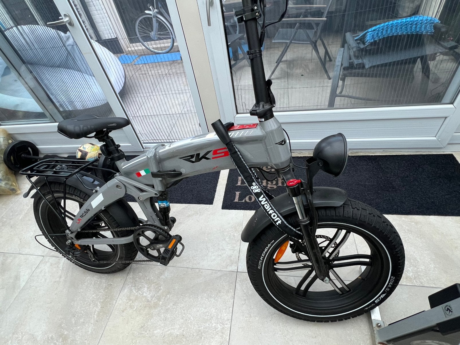 Elektrische opvouwbare fatbike, Fietsen en Brommers, Ophalen of Verzenden, Zo goed als nieuw, 20 inch of meer