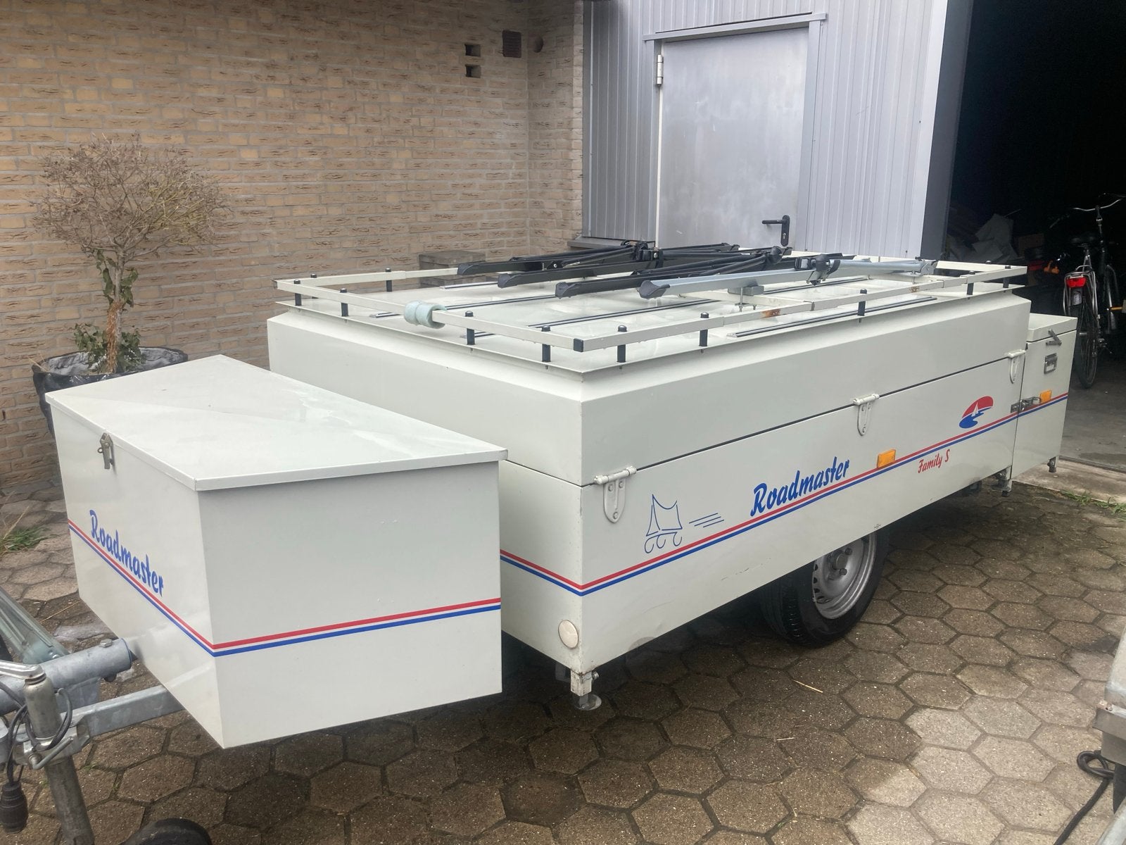 Roadmaster Family S vouwwagen - Compact en compleet, Caravans en Kamperen, Meerkleurig, Aanwezig, Meer dan 6, Ophalen