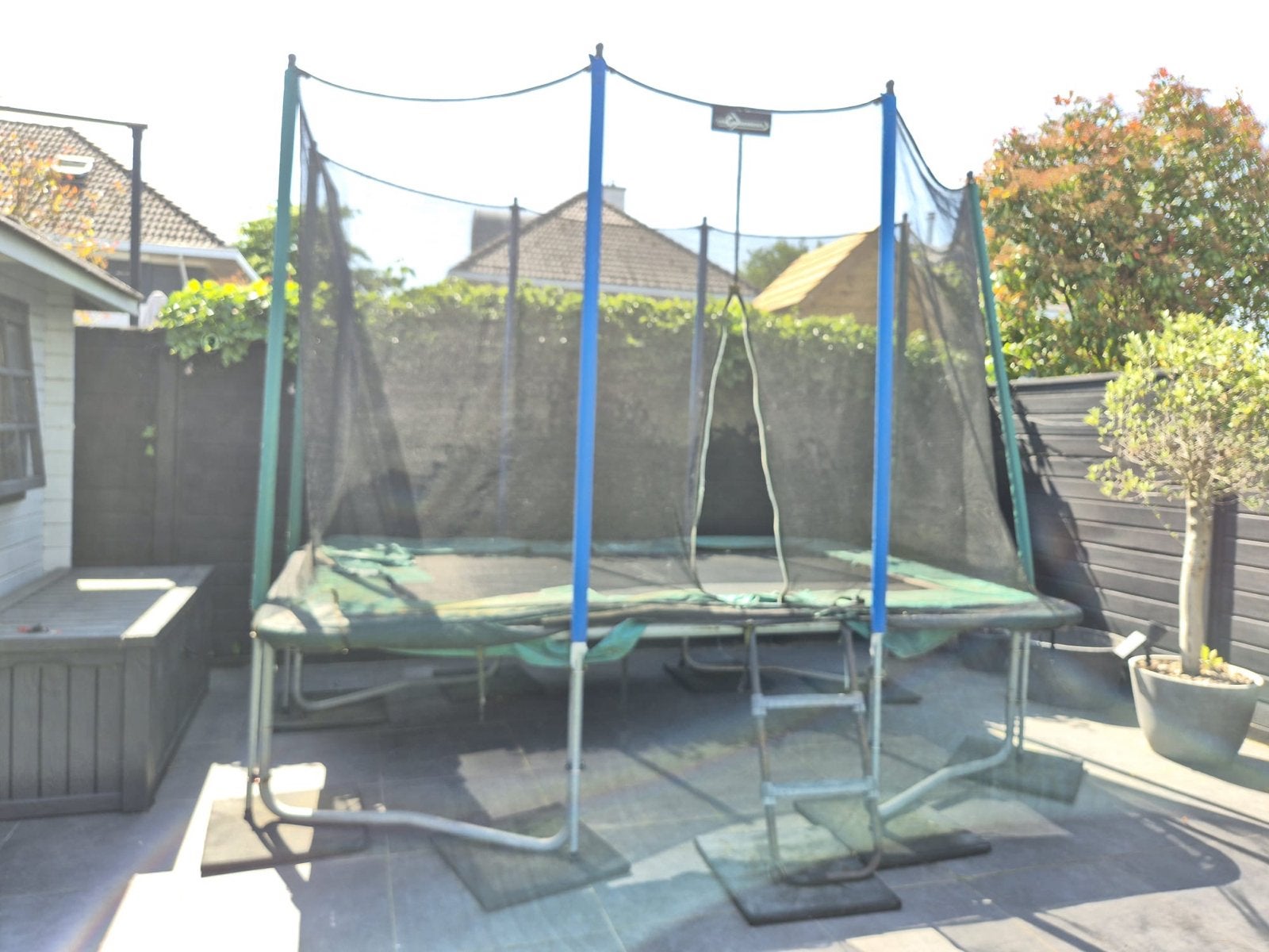 Trampoline van Cranenbroek (320x220) met veiligheidsnet, Ophalen, Gebruikt