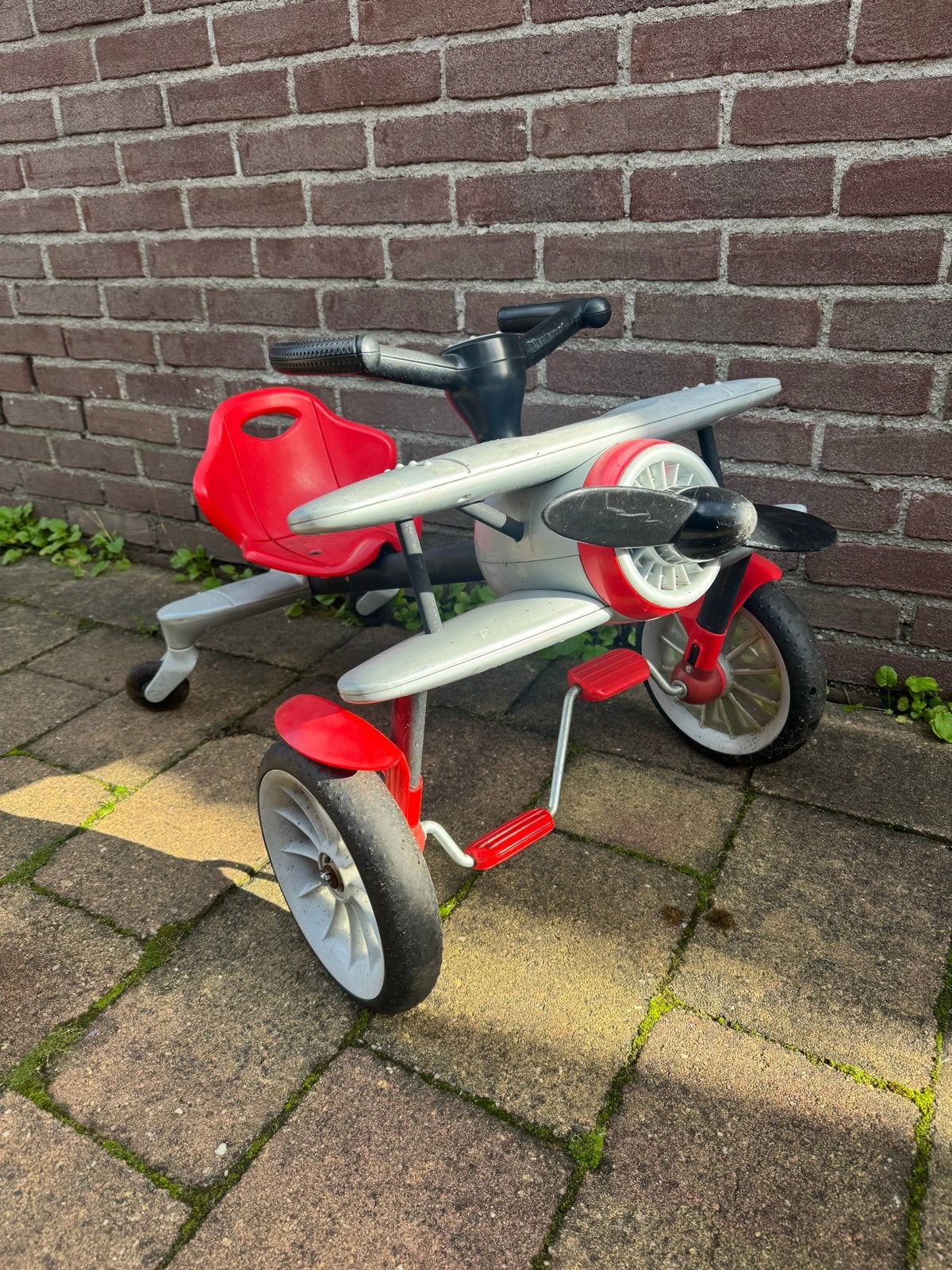 Vliegtuig loopfiets/loopvoertuig met beschadigd stuur, Ophalen, Gebruikt, Trapvoertuig