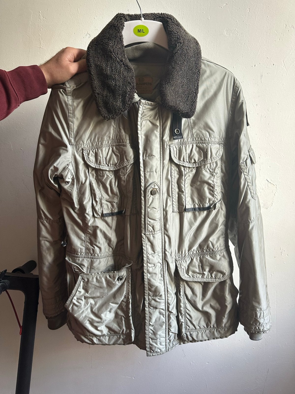 Parajumpers Masterpiece Series Heren Jas - Maat L, Ophalen of Verzenden, Gedragen, Maat 52/54 (L), Grijs