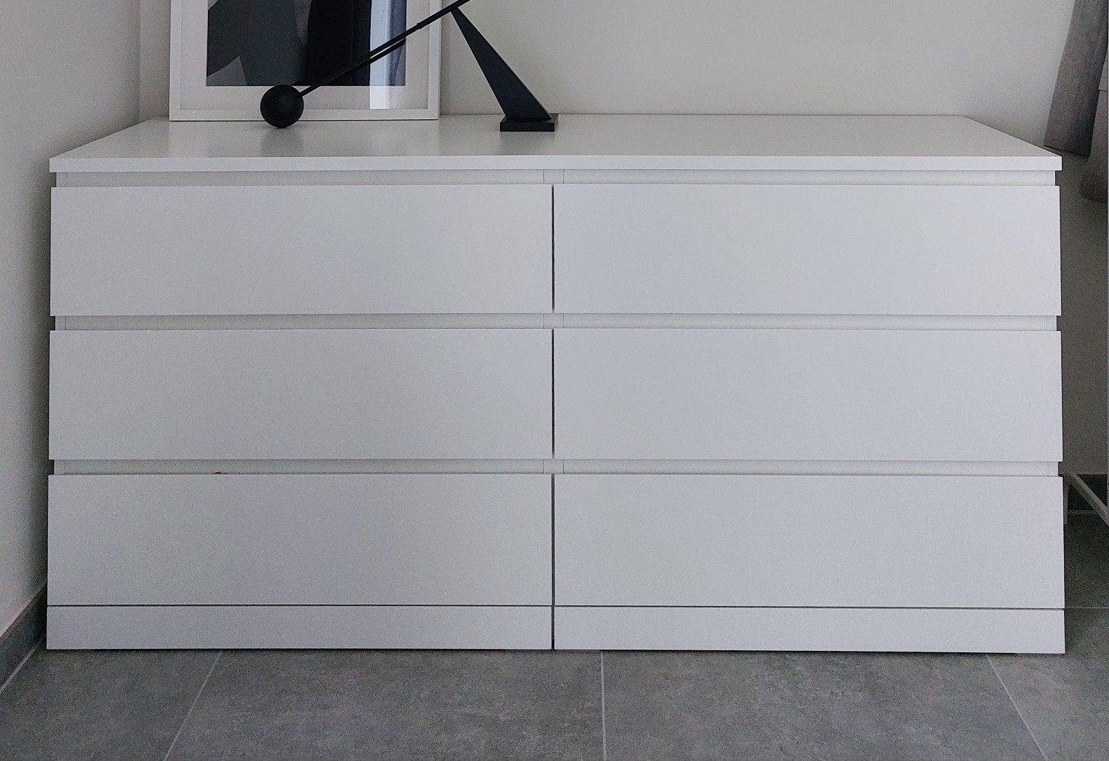 MALM ladekast, Ophalen, 5 laden of meer, 150 tot 200 cm, Zo goed als nieuw