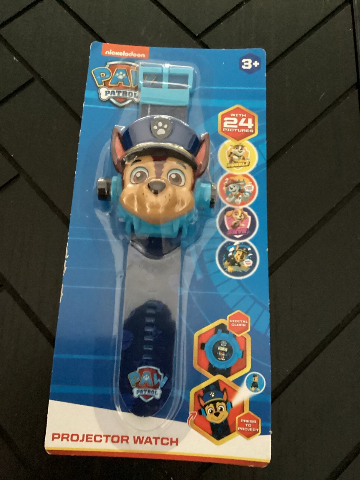 Paw Patrol Chase Projector Horloge - Nieuw in verpakking, Blauw, ., Jongen of Meisje, Nieuw