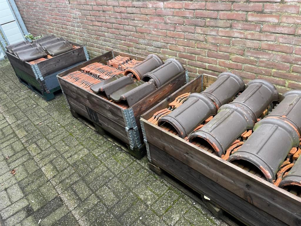 Dakpannen te koop, Ophalen, Zo goed als nieuw, 15 m² of meer, Dakpannen