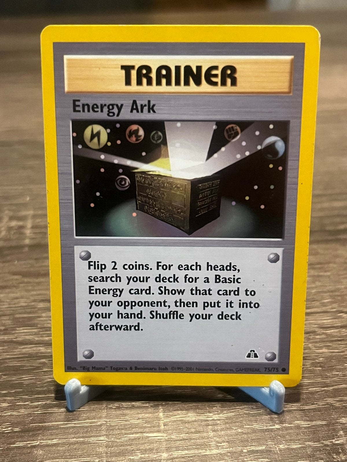 Energy Ark (75/75) - Neo Discovery - EX, Ophalen of Verzenden, Gebruikt, Losse kaart