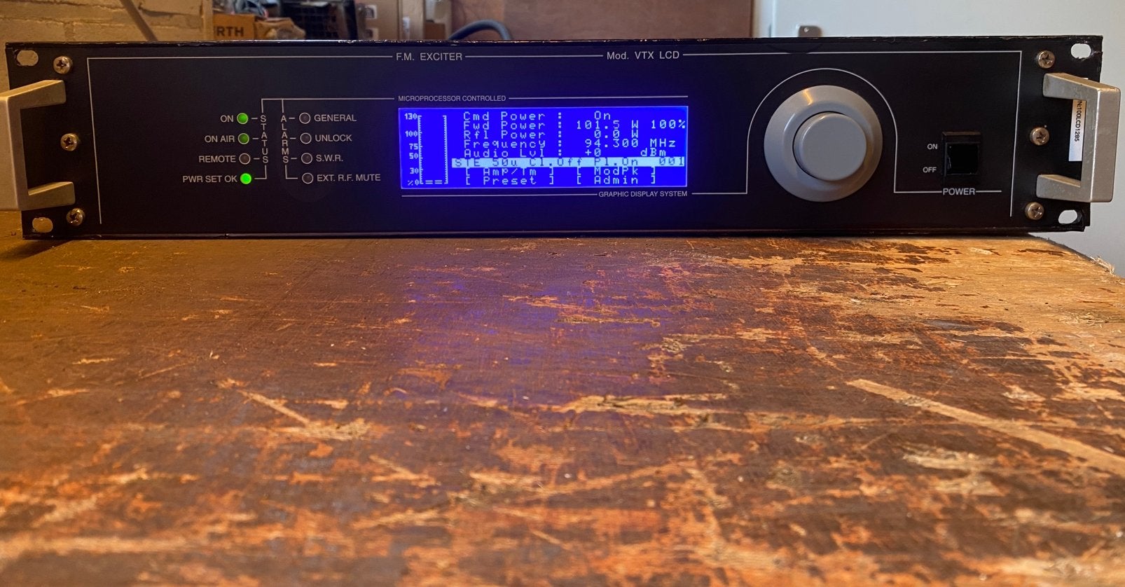 RVR PTX100 VTX100, Ophalen, Gebruikt, Zender