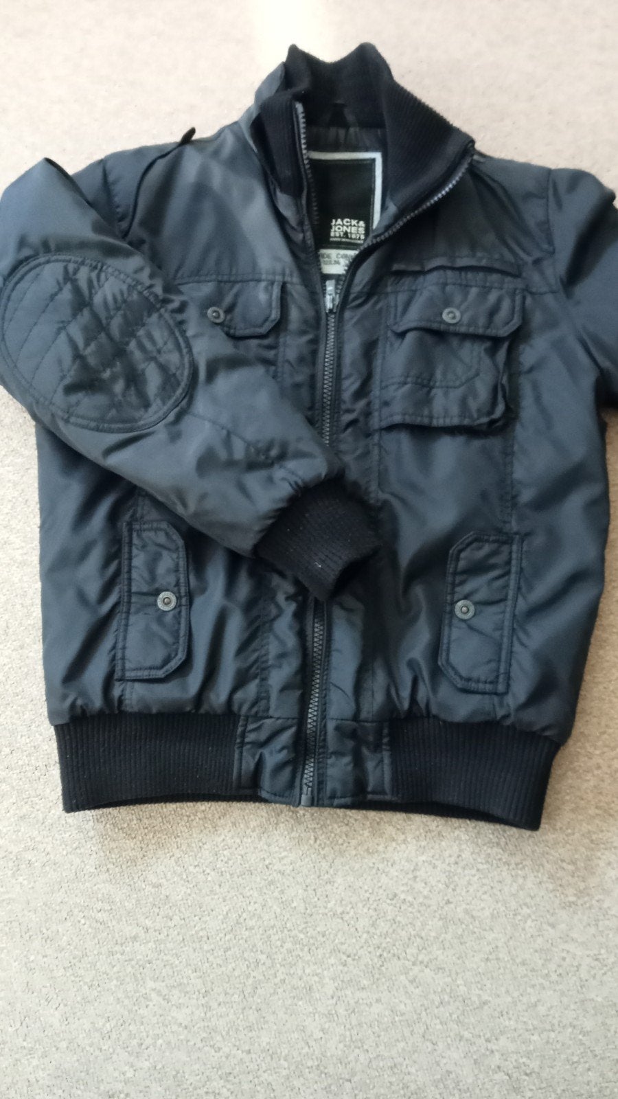 Jack & Jones jack-Jas - Maat M - Zwart, Maat 48/50 (M), Zwart, Ophalen of Verzenden, Zo goed als nieuw